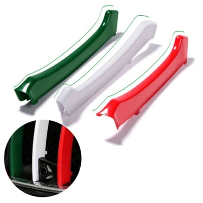 Cubierta de tira de adornos de rejilla frontal color bandera italiana 3 piezas para Maserati Ghibli 14~17 Foto 1 de 4
