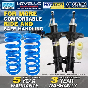 Rear Webco Shock Absorbers Lovells STD Springs for FORD LASER METEOR KJ KL 94-99 - Picture 1 of 3