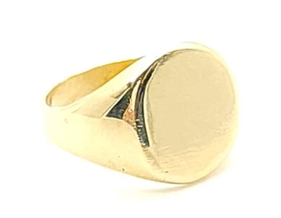 10k Gold Signet Ring Size: 4.5 - Image 1 of 2