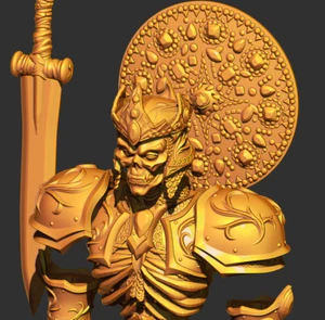 Skeleton / Lich King custom character kit for Mythic Legions 1.0 figures - Picture 1 of 7