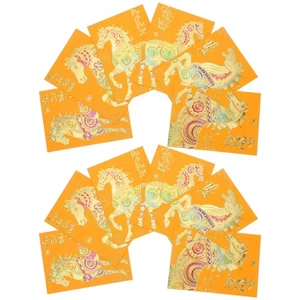 120pcs Chinese Envelopes 2026 Horse New Year Hong Bao Paper Pocket Blessing - Picture 1 of 12
