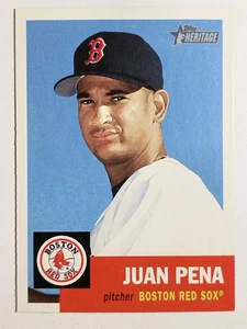 Topps Heritage #387 2002 Juan Peña SP - Imagen 1 de 2