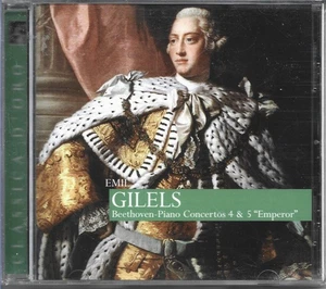 LUDWIG VAN BEETHOVEN BRUNO MARTINOTTI - Gilels Plays Piano Concertos 4 & 5 - CD - Picture 1 of 2