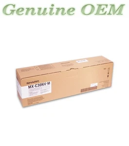 Desarrollador afilado original OEM MX-C30NVM, rendimiento estándar magenta sellado genuino - Imagen 1 de 1