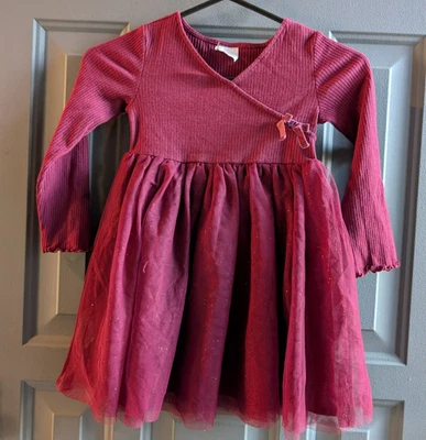 Christmas Holiday Occasion Dress  With Sparkels Size 4T  NEW - Image 1 of 4