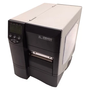Zebra ZM400 stampante termica per etichette 203 dpi, 8 pollici/sec, larghezza 4,09 pollici, 100-240 VAC - Foto 1 di 8
