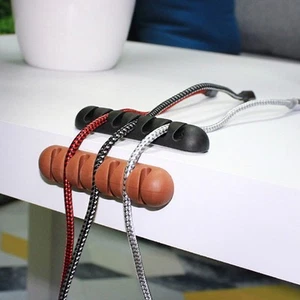 4 Pcs Kabelmanager Organizer Kabel-Organizer Kabelhalter Für Schreibtisch - Photo 1/12