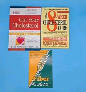 3er Pack Cholesterin Bücher - Ballaststoffrevolution + Cholesterin senken + 8 Wochen Heilung - Bild 1 von 21