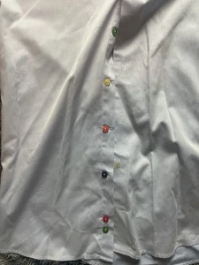ETON Oberhemd Herren Größe 15 3/4 | 40 US Slim Hellblau Regenbogen Knöpfe - Bild 1 von 3