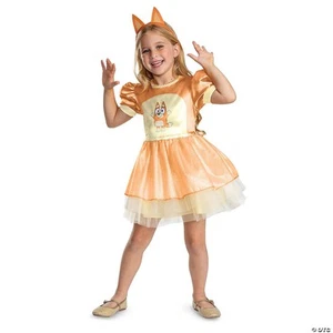 GIRLS BLUEY CLASSIC BINGO DRESS HALLOWEEN COSTUME SIZE 2T DG161839 - Picture 1 of 1