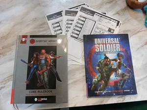 Everyday Heroes Anniversary Edition + Sheets + Universal Soldier Sourcebook - Picture 1 of 12