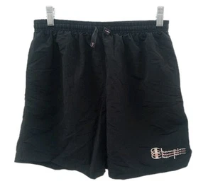 Champion Shorts Damen Medium schwarz pink Logo leicht sportlich Fitnessstudio Retro - Bild 1 von 8