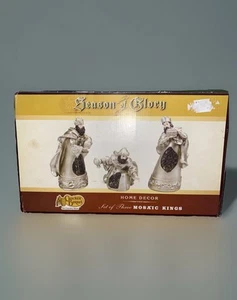 Cracker Barrel Christmas Nativity Season of Glory 3 Mosaic Kings Wise Men New - Picture 1 of 9