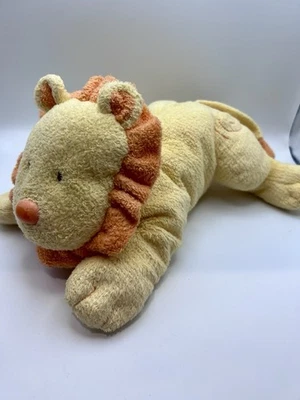 Juguete de peluche Carter's CHILD OF MINE León amarillo naranja remolinos tela de rizo Foto 1 de 4