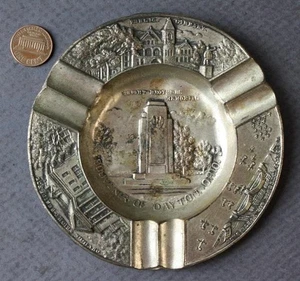 1950-60s Era Dayton Ohio Wright Brothers Memorial Made in Japan Metal Ashtray - - Picture 1 of 1