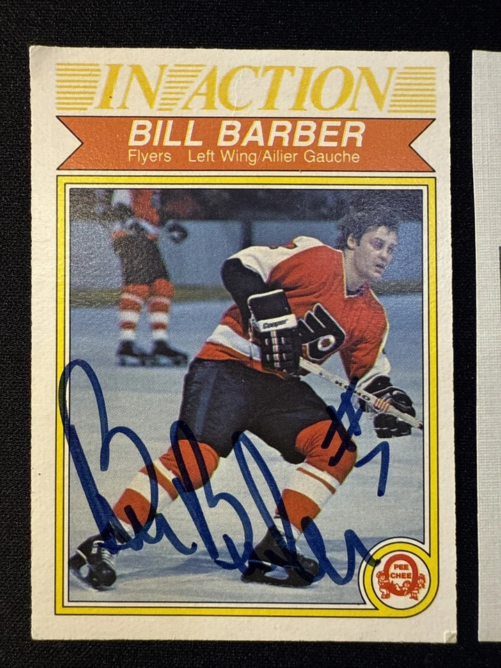 Bill Barber Autographed 1982-83 O-Pee-Chee Card #247 Flyers. - Image 1 of 4