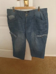 Mens Airwalk Denim Shorts Size Large - Picture 1 of 8