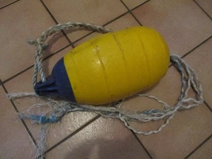 LD2 Polyform CASTRO Buoy Float Marker & Rope Nautical Home Decor Arts Craft - Picture 1 of 13