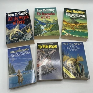 6 X Anne McCaffrey Books Joblot Bundle Corgi  Vintage Fantasy Adventure - Picture 1 of 3