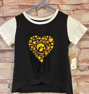 A Knights Apparel Brand. Rivalry Threads 91 Girl's Iowa Hawkeyes NCAA T-Shirt. S - Picture 1 of 12