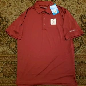 Camisa Polo Columbia Golf Para Hombre Oklahoma Sooners M Rojo Borgoña Fútbol NCAA - Imagen 1 de 2