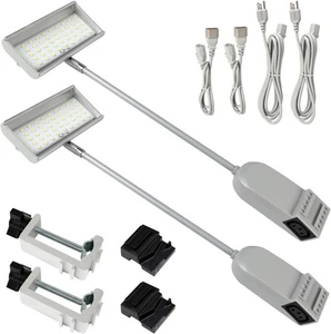 2pz LED Fiera 6000K Cabina Espositore Illuminazione Palco Braccio Luci - Foto 1 di 7