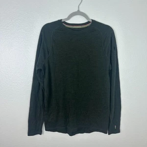 Smartwool Men's Merino Wool Army Green Long Sleeve M Base Layer Winter Soft Cozy - Picture 1 of 8