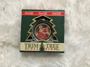 1990 Christmas Ornament Coca-Cola Coke Trim-A-Tree Collection Weihnachtsmann - Bild 1 von 3