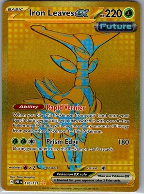 Iron Leaves ex 213/162 SV05: Temporal Forces - Pokemon Card - NM - Image 1 of 2