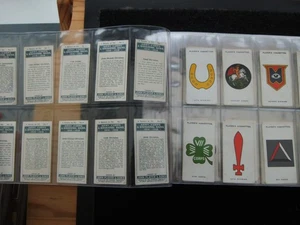 ONE COMPLETE SET CIGARETTE CARDS PLAYERS ARMY CORPS AND DIVISIONAL SIGNS 1ST SER - Picture 1 of 1
