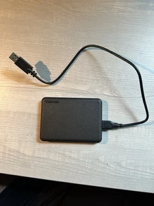 Toshiba Portable Drive DTB410 1TB External HDD Tested Black 100% - Afbeelding 1 van 4