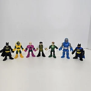 Fisher Price Mattel Imaginext Batman DC lot Of Hero's & Villians Lot Of 7 - Picture 1 of 13