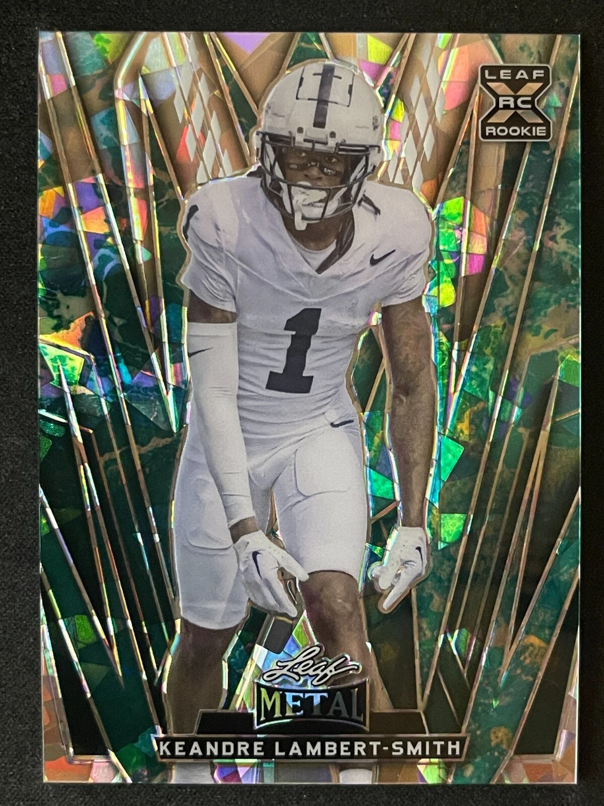 2024 Leaf Metal KeAndre Lambert-Smith Water Crystal 1/1 Rookie
