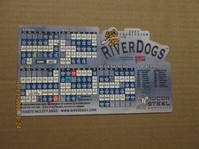 SAL Charleston Riverdogs Vintage Circa 2007 Team Logo Baseball Magnet Schedule