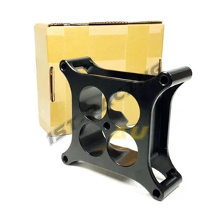 For 4150 Carburettor Billet Aluminum 2.0" Super Sucker Carb Spacer Black - Picture 1 of 2