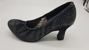 Damen Tanzschuhe Diamant schwarz/Glitzer Gr. 3 1/2 Second Hand 09.08.2024 48A - Bild 1 von 5