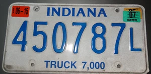 2005 Indiana Truck License Plate - Picture 1 of 1