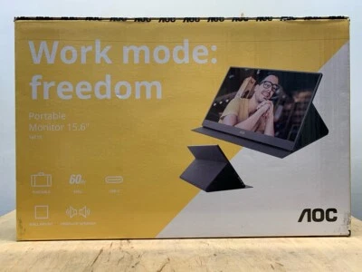AOC 16T15 15.6" 1920x1080 60Hz Portable Monitor (E10036489) - Image 1 of 4
