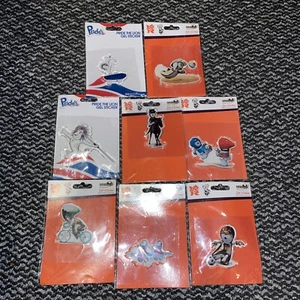 8 LONDON 2012 OLYMPICS TEAM GB PRIDE THE LION & WENLOCK GEL STICKERS 8 EVENTS - Picture 1 of 9