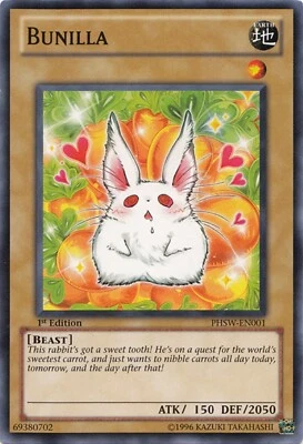Bunilla PHSW-EN001 Yu-Gi-Oh Card 1st Edition New - Image 1 of 3