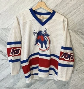 Vintage WHA Toronto Toros Hockey Jersey Youth Child Large White - Bild 1 von 7