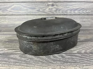 Molde de cocina con tapa de hojalata Kreamer raro de 10" gelatina - Imagen 1 de 6