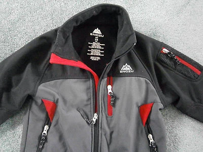 Boys Snozu Fall Jacket Extreme Gear Soft Shell Full Zip Sz XS (5-6) Nice Quality - Image 1 of 4