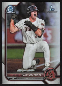 2022 Bowman Draft #BDC-29 Ivan Melendez Chrome Refractor - Picture 1 of 2