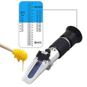 Refraktometer Honig Imker Wasser Zucker Gehalt | Brix: 58-90% ,Wasser: 12-27% - Bild 1 von 8
