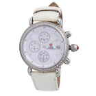 MICHELE CSX Diamond Watch Bezel Chronograph Ladies MOP Dial with Box L1985
