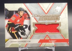 Johnny Gaudreau 2020-21 SPX Extravagant Materials Flames