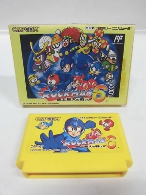NES -- ROCKMAN 6 / Megaman 6 -- Fake box. Famicom, Japan Game. 13726 - Image 1 of 4