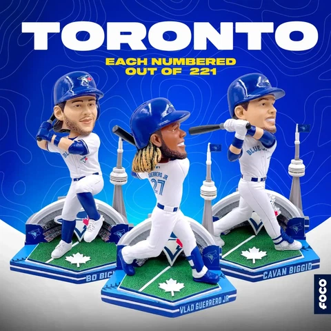 Bo Bichette Toronto Blue Jays Stadium Facade Bobblehead Cover