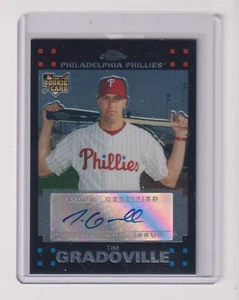 2007 Topps Chrome #361 Tim Gradoville Autograph RC - Philadelphia Phillies - Bild 1 von 1